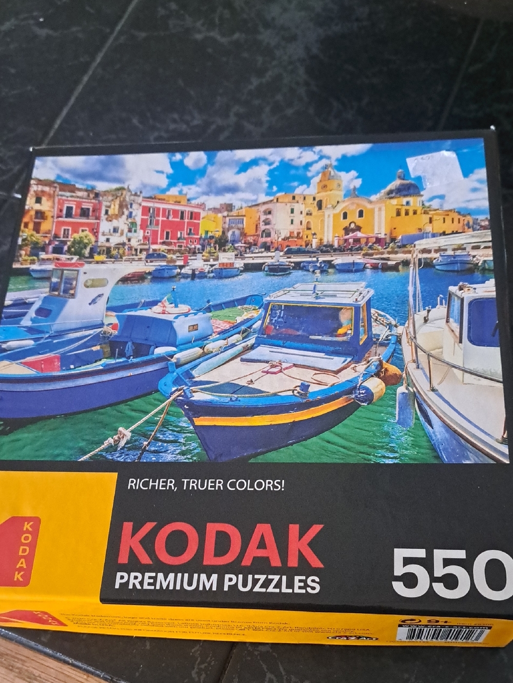 NEW Kodak Harbor Boats Puzzle — Blue, Yellow, Red